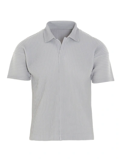 Shop Issey Miyake Polo In Grey