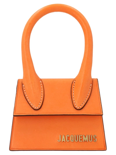 Shop Jacquemus Le Chiquito Bag In Orange