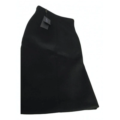 Pre-owned Burberry Cashmere Mid-length Skirt In Black