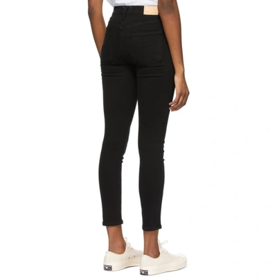 Shop Citizens Of Humanity Black Mid-rise Rocket Ankle Jeans In Plush Black