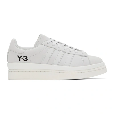 Shop Y-3 Grey Hicho Sneakers In Grey/white