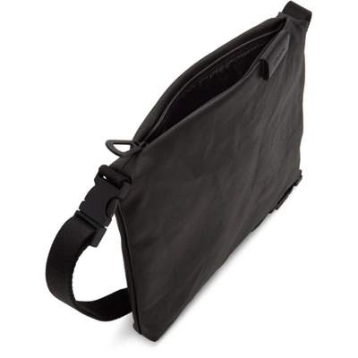 Shop Côte And Ciel Black Coated Canvas Small Inn Bag In 1 Black