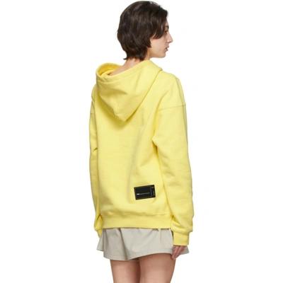 Shop We11 Done Yellow Oversized Hoodie