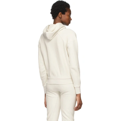 Shop Rag & Bone Off-white Terry City Hoodie In Ivry