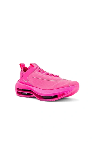 Shop Nike Zoom Double Stacked Sneaker In Pink Blast & Black