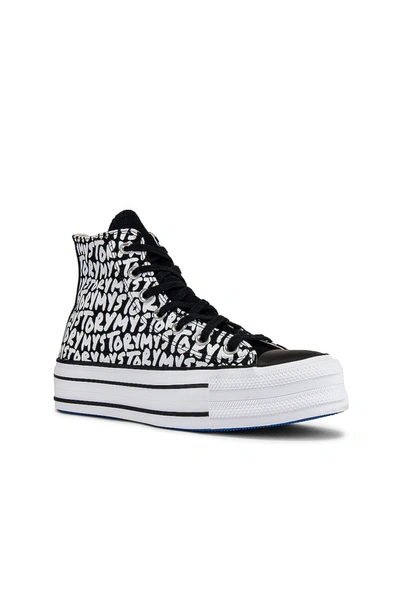 background Transport Compound Converse Women's Chuck Taylor All Star My Story Platform High Top Casual  Sneakers From Finish Line In Black/white | ModeSens