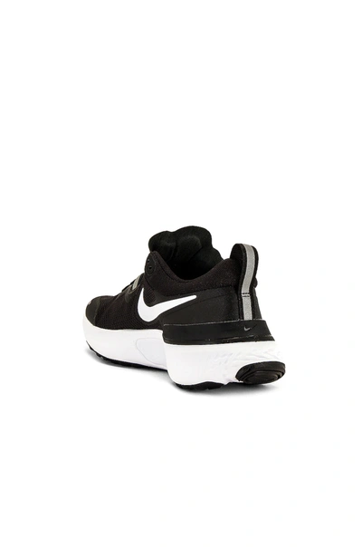 Nike React Miler Running Shoe In Black