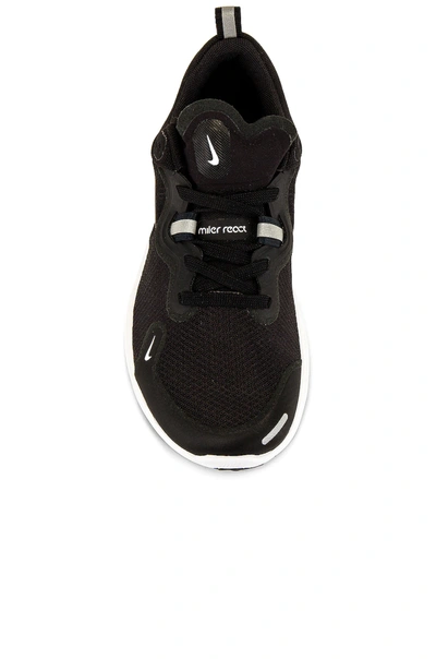 Shop Nike React Miler Sneaker In Black