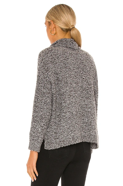 Shop Sanctuary Boucle Cowl Neck Sweater In Charcoal Black