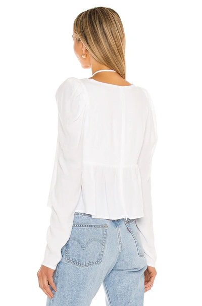 Shop Afrm Hough Top In Blanc