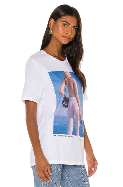 Shop Wolford Graphic Tee In Ocean Blue