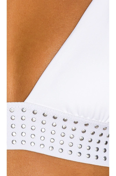 Shop Ellejay Buzios Bikini Top In White