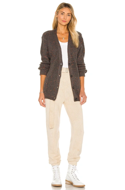 Shop Cupcakes And Cashmere Saturn Cardigan In Medium Heather Grey