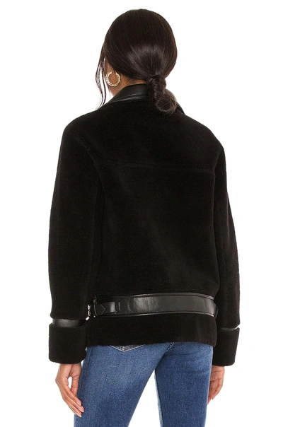 Shop Soia & Kyo Linnea Faux Fur Jacket In Black