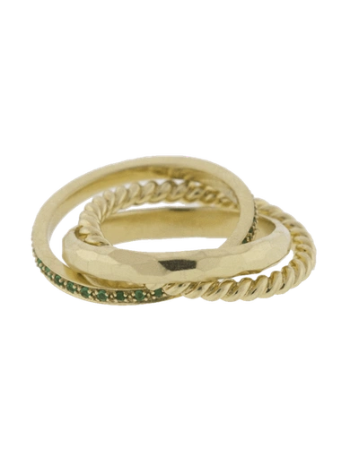 Shop Gemfields X Muse Rolling Ring In Ylwgold