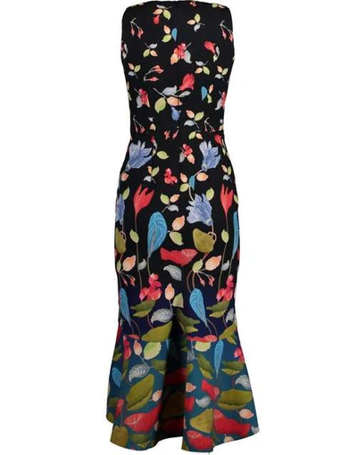 Shop Peter Pilotto Printed Cady Kia Frill Dress