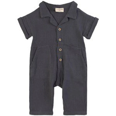 Shop 1+ In The Family Anthracite Carlota Jumpsuit In Blue