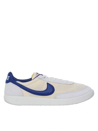 Shop Nike Killshot Sneakers In Ivory And Blue In White