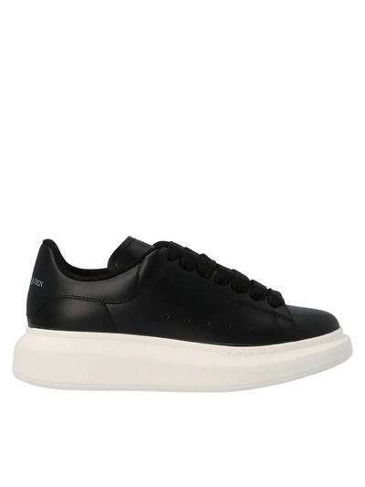 Shop Alexander Mcqueen Oversize Sneakers In Black And White