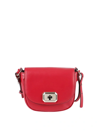 Shop Red Valentino Leather Bag In Red