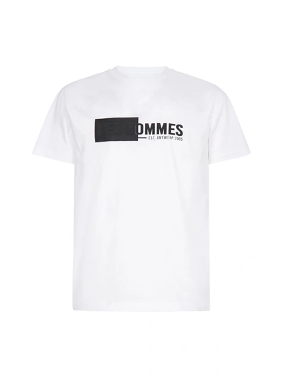 Shop Les Hommes T-shirt In White