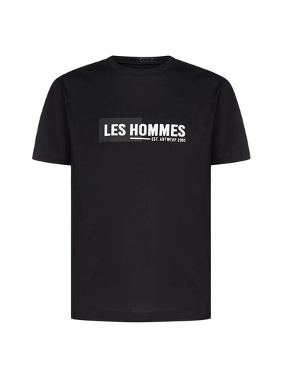 Shop Les Hommes T-shirt In Black