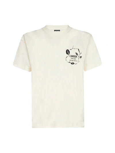 Shop Jacquemus T-shirt In Offwhite
