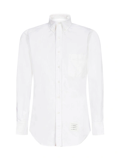 Shop Thom Browne Shirt In White