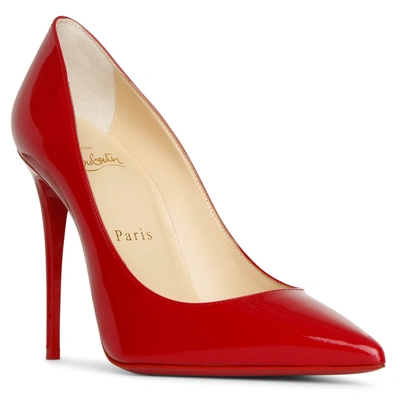 Shop Christian Louboutin Kate 100 Patent Red Pumps