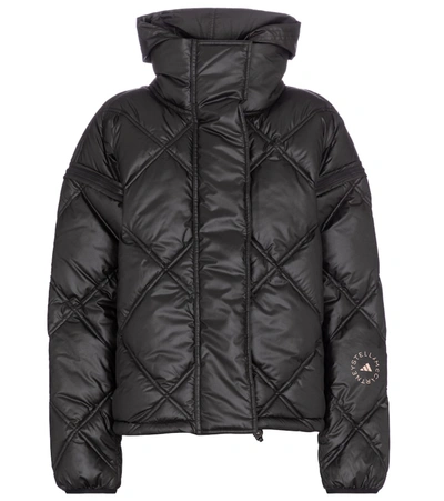 Shop Adidas By Stella Mccartney Quilted Jacket In Black