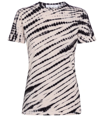 Shop Proenza Schouler White Label Tie-dye Cotton T-shirt In Black