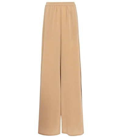 Shop Max Mara Boheme Wide-leg Pants In Brown