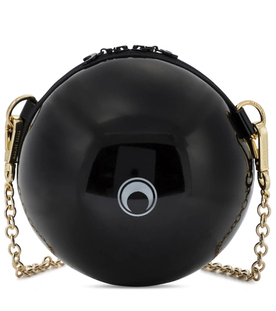 Shop Marine Serre Ball Mini Pvc Shoulder Bag In Black