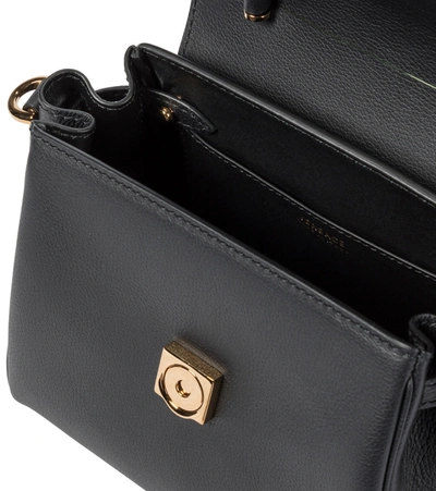 Shop Versace La Medusa Small Leather Tote Bag In 0