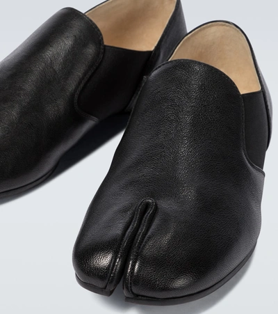 Shop Maison Margiela Dancing Replica Slip-on Shoes In Black