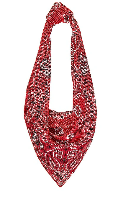 Shop Alexander Wang Scarf Bag In Bright Red