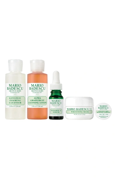 Shop Mario Badescu Brightening Regimen 5-piece Kit