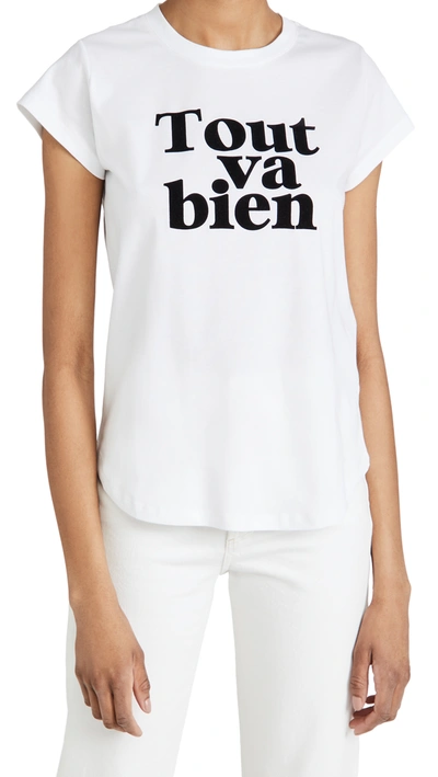 Shop Zadig & Voltaire Woop Tout Va Bien T-shirt In Blanc