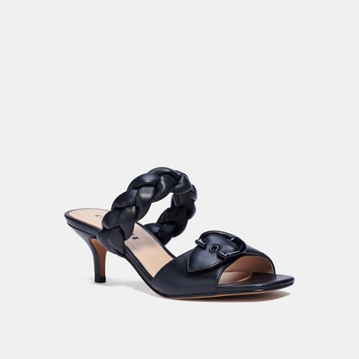 Shop Coach Mollie Sandal - Women's In Black