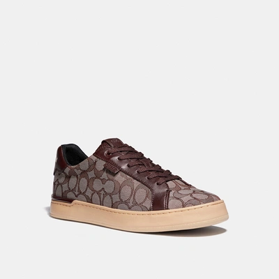 Shop Coach Lowline Low Top Sneaker In Color<lsn_delimiter>oak