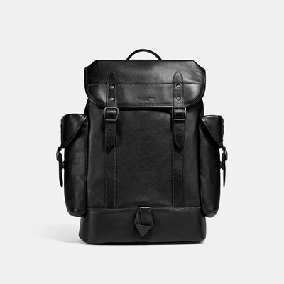 Shop Coach Hitch Backpack In Black Copper/black