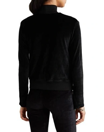 Shop Calé Woman Sweatshirt Black Size S Cotton, Modal, Polyamide, Viscose, Elastane