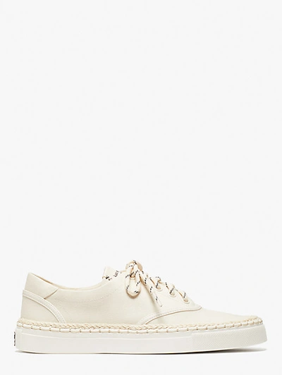 Shop Kate Spade Boat Party Espadrille Sneakers In Parchment