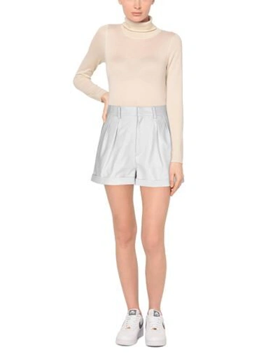 Isabel Marant Woman Shorts & Bermuda Shorts Light Grey Size 6 Lambskin In Grey
