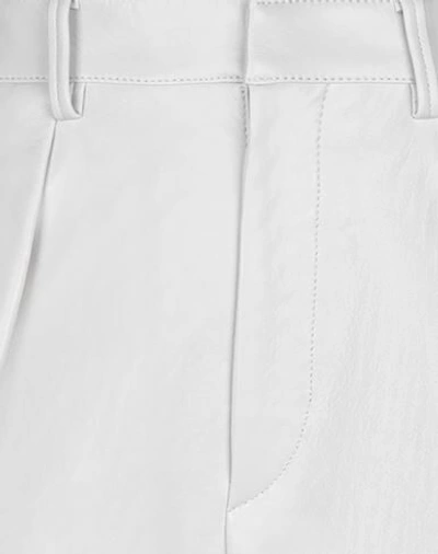 Isabel Marant Woman Shorts & Bermuda Shorts Light Grey Size 6 Lambskin In Grey