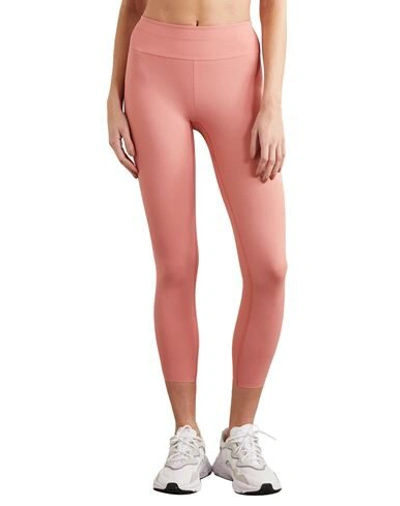 Shop Vaara Woman Leggings Pink Size S Polyester, Elastane