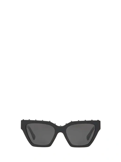 Shop Valentino Va4046 Black Sunglasses