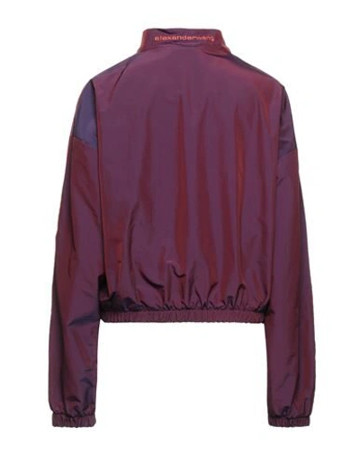 Shop Adidas Originals By Alexander Wang Jackets In Deep Purple
