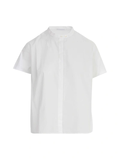 Shop Stefano Mortari Guru Neck S/s Short Shirts In White