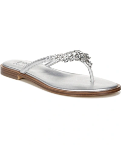Shop Naturalizer Fallyn Thong Sandals Women's Shoes In Silver